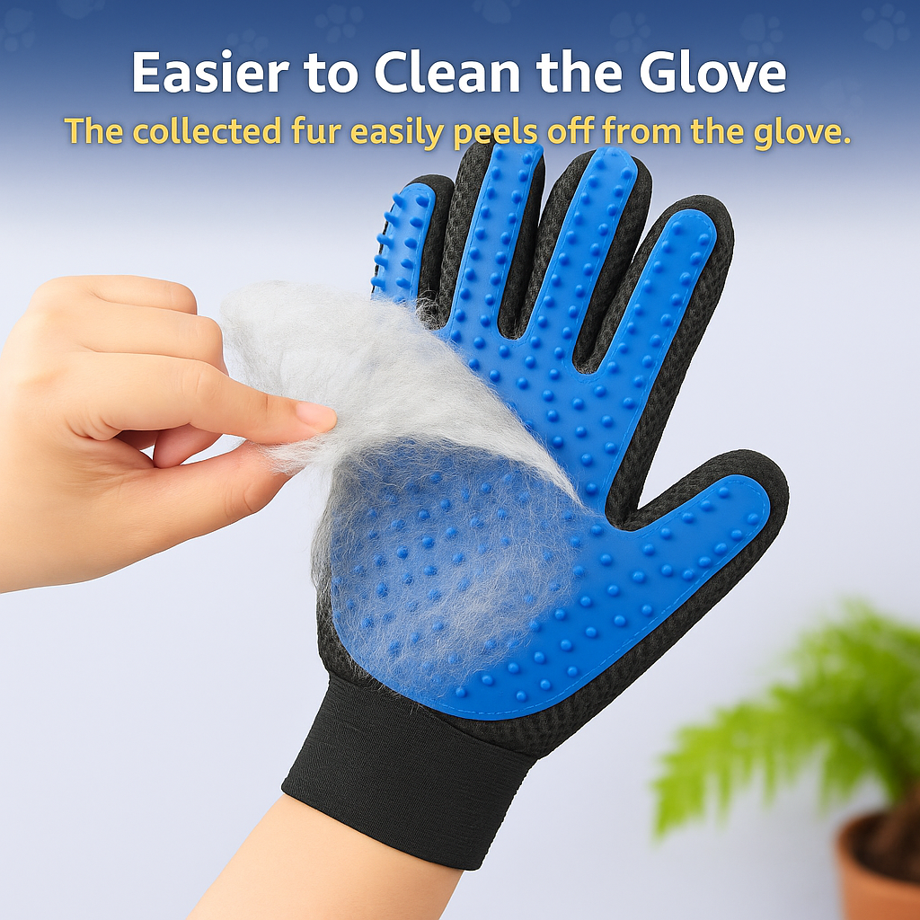 Premium Cat grooming gloves