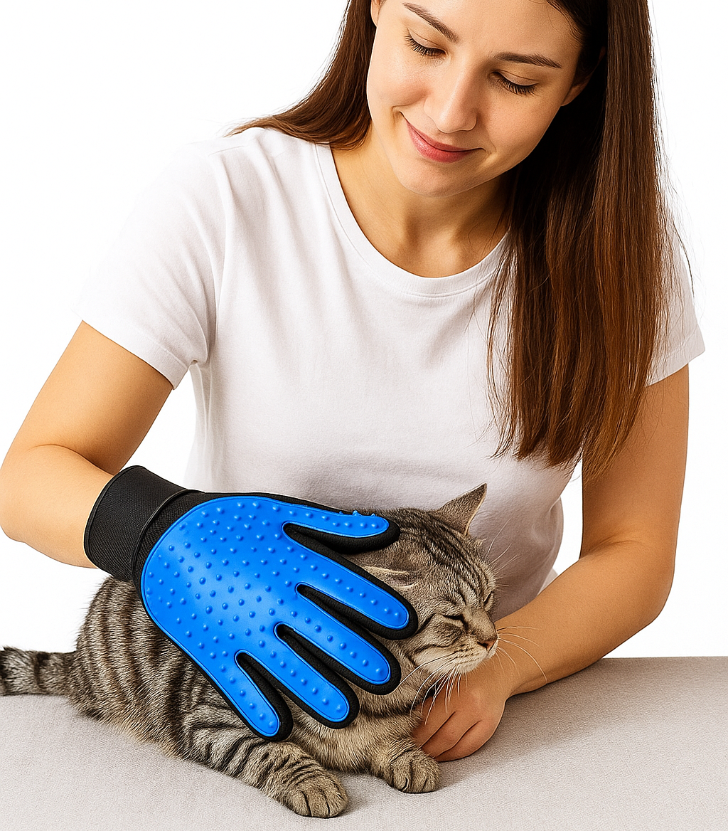 Premium Cat grooming gloves