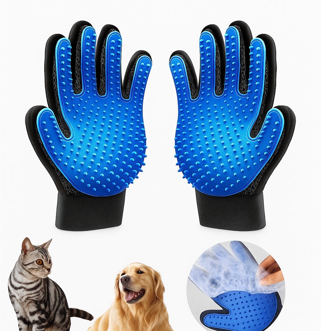 Premium Cat grooming gloves