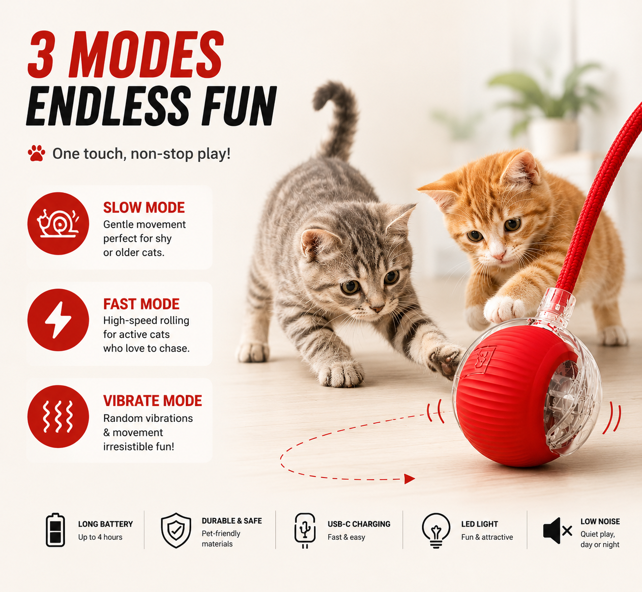 Interactive Cat Ball Toy