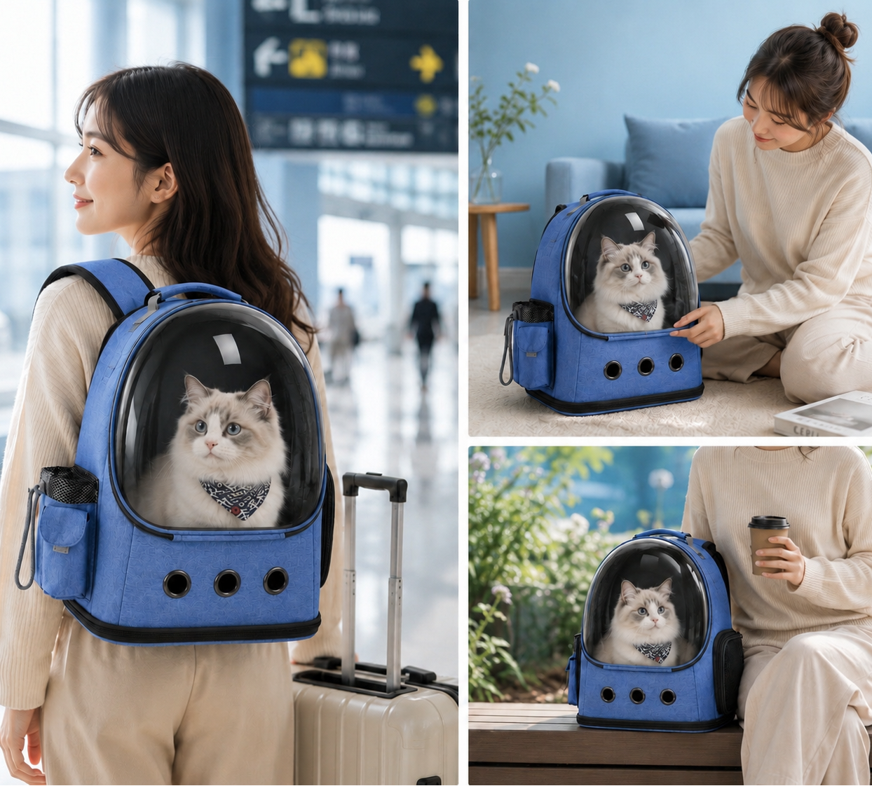 Portable Pet Carrier Backpack