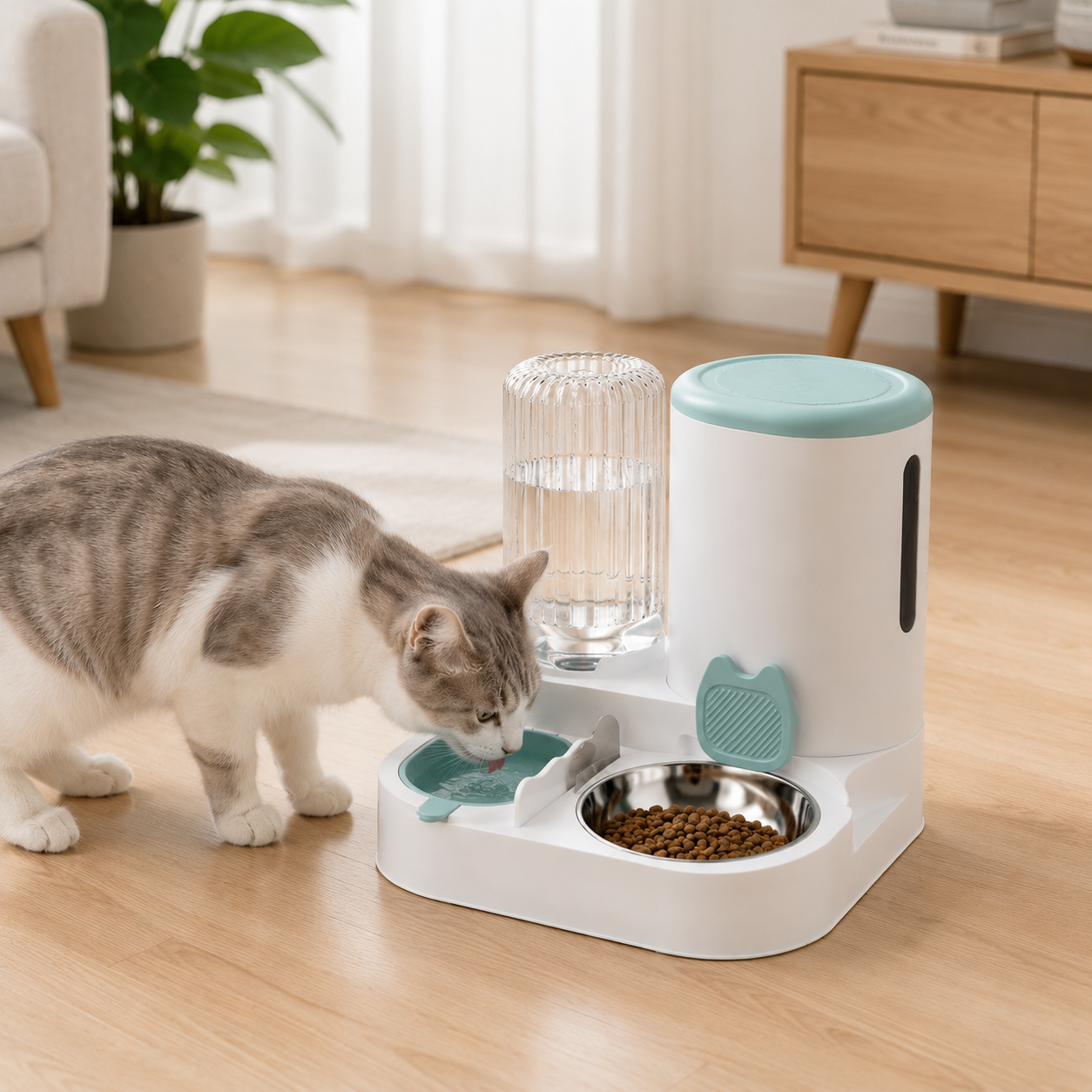 PetHydrate Automatic Cat Bowl & Water Fountain