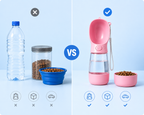 Portable Dog Water Bottle & Feeder for Pets