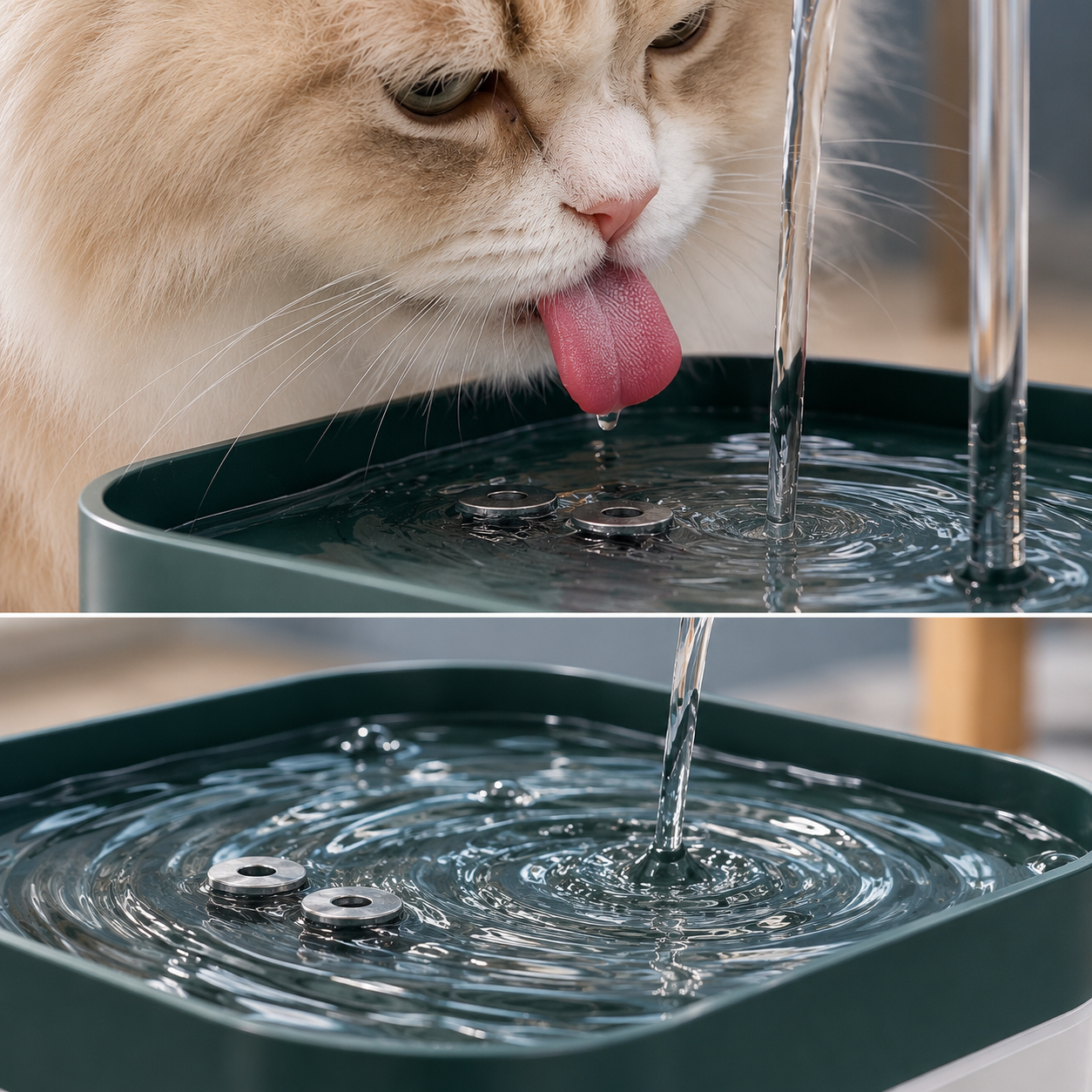 Automatic Cat Water Fountain with Filtration System