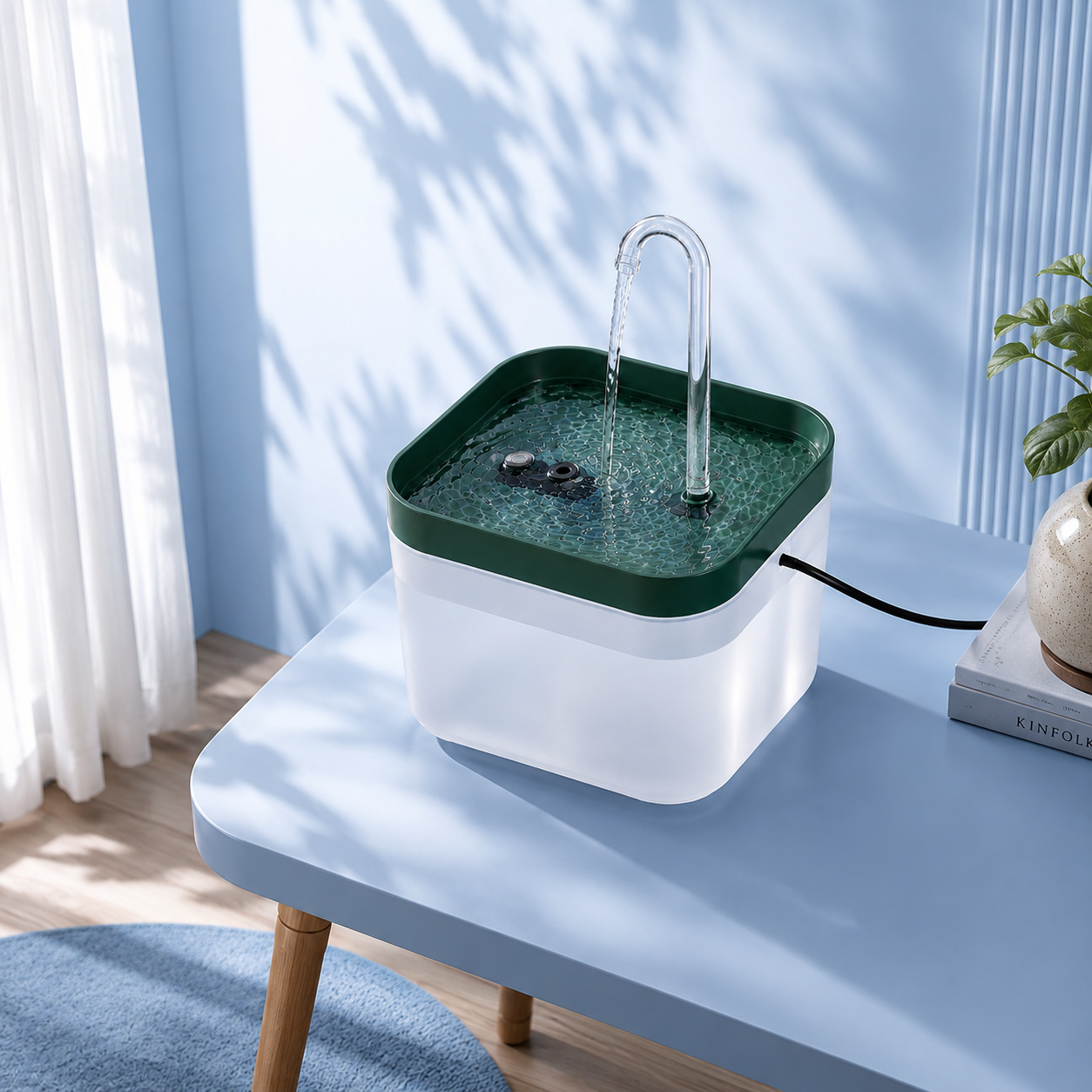 Automatic Cat Water Fountain with Filtration System