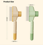 Self-Cleaning Pet Grooming Comb